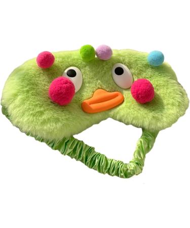 HIOPOIUYT Soft And Comfortable Eye Shade With Lovely Pattern Comfortable Support For Eyes Light Green - Buy Online on GoSupps.com