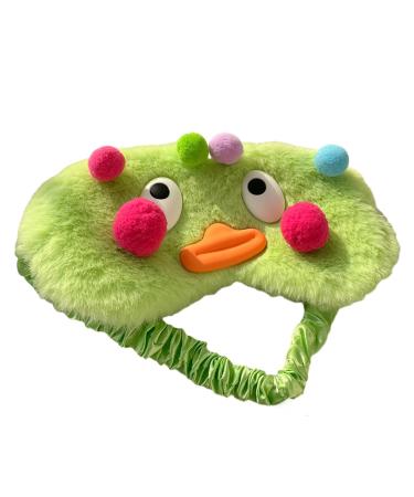 HIOPOIUYT Soft And Comfortable Eye Shade With Lovely Pattern Comfortable Support For Eyes Light Green