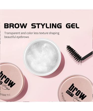 Eyebrow Wax - Waterproof Clear Brow Gel - Clear Brow Styling Wax for Brows Eyebrow Shaping Wax for Lamination Effect Eyebrow Makeup Thaely - Buy Online on GoSupps.com