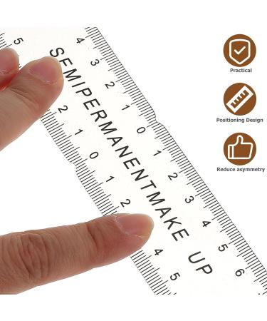 Milisten Eyebrow Stencil & Shaping Template - Reusable Microblading Ruler for DIY Makeup - Buy Online on GoSupps.com
