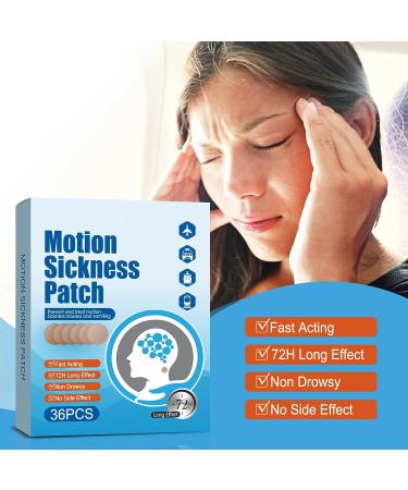 Motion Sickness Waterproof Patch - Relieves Nausea and Dizziness - Anti-Nausea Relief for Car, Boat, and Cruises - Buy Online on GoSupps.com