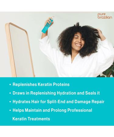 PURE BRAZILIAN Leave-in Conditioner 6.78 Oz - Hydrating Hair Treatment - Buy Online on GoSupps.com