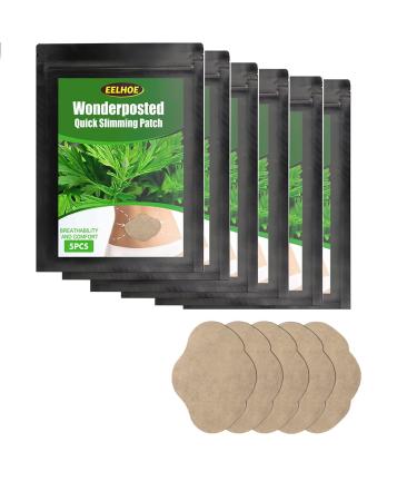 120pcs Hourglass-S-Line Waist Slimming Patch Wondershape Wormwood Waist Patch body shaper wormwood waist patch natural herbal abdomen waist patch for waist arms legs (60pcs)