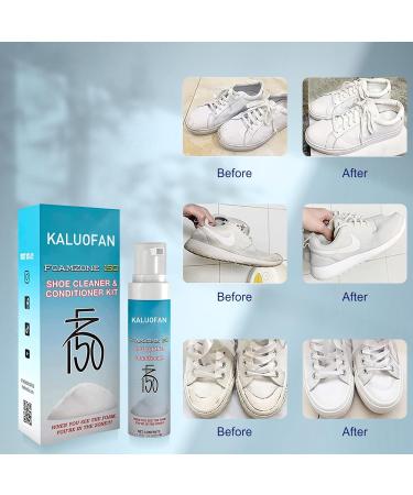 Kaluofan Fz150 Shoe Cleaner Kit - Foamzone 150 Shoe Cleaning Set with Brush and Towel - Buy Online on GoSupps.com