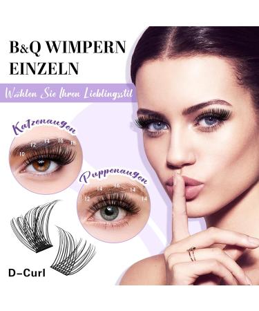 208 PCs Eyelash Extension Kit - B & Q DIY Lash Cluster for Beginners | Reusable Individual Lashes (8-16 Mix B01+B02) - Perfect for At-Home Extensions - Buy Online on GoSupps.com