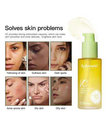 Green Tangerine Vitamin C Serum - Dark Spot Remover & Anti-Aging Facial Care for All Skin Types - Hydrating & Moisturizing (1 Piece) - Buy Online on GoSupps.com