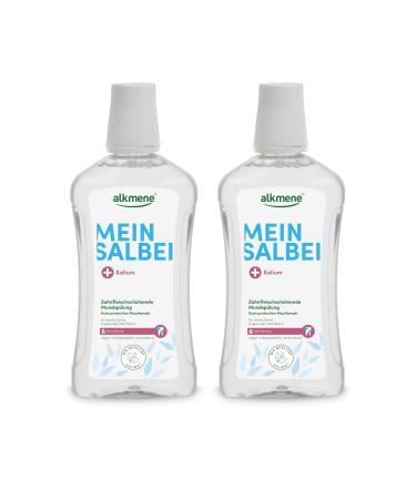 Alkmene alkmene Pack of 2 Vegan Antibacterial Alcohol-Free Toothbrushes with Sage and Potassium 500 ml