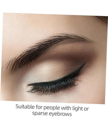 Beavorty Realistic Eyebrow Tattoos 4 pcs 3d eyebrow stickers makeup stickers ladies suits make up kit fake eyebrow artificial Shaper 4d Eyebrow Stencils 1 count (Pack of 1) Blackx2pcs - Buy Online on GoSupps.com