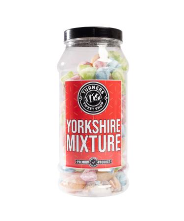 Yorkshire Mixture - 600g by Turners Sweet Shop Traditional Retro Gift Jar Classic Original Pick & Mix Sweets Quality Confectionary Fantastic Gifts for Him Her or Them