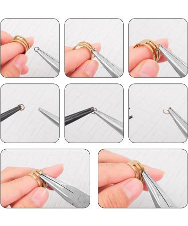 4 Pack Jewelry Making Pliers Tools Kit - Needle, Chain, Round, Bent Nose Pliers & Wire Cutters - for Earring Craft Supplies - Mix Color - Buy Online on GoSupps.com