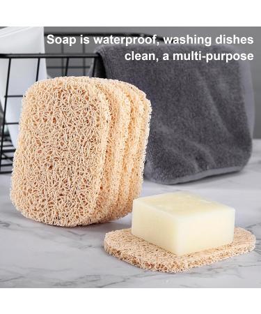kurriuwu Soap Mat Soap Bar Protector 3 Pcs Soap Drain Pad Non-Slip Self Draining Quick-Drying Multi-Hole Wired Soap Bars Holder Beige - Buy Online on GoSupps.com