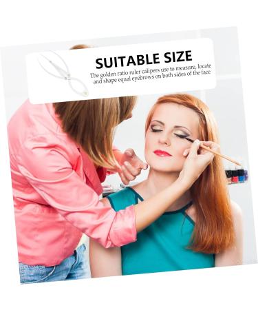 1 Pc Three- Point Grooming Stencil Girl Eyebrow Measuring Tool Positioning Ruler Travel Portable - Buy Online on GoSupps.com
