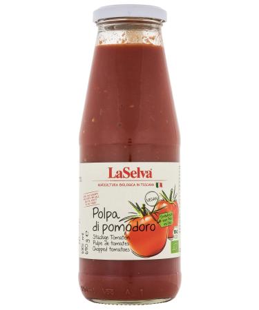 La Selva Bio Polpa di pomodoro - chopped tomatoes (1 x 690 gr) - Buy Online on GoSupps.com