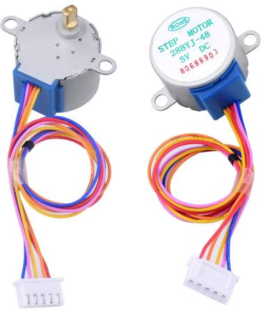 Longruner Geared Stepper Motor 28byj 48 with Uln2003 Driver Board for ArduinoIDE - 5X, 5V (with Wire) - Buy Online on GoSupps.com
