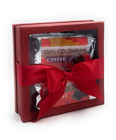 The Gift House Coffee Gift Set - Coffee Gift Basket Coffee Sampler Gift Set Ground Coffee Gift Box Freshly Ground Coffee 4 Piece Variety Set Coffee Gifts (Burgundy) - Buy Online on GoSupps.com