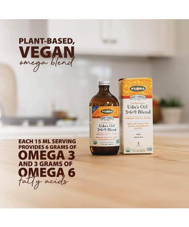 FLORA - Udo's Choice Omega 369 Oil Blend with High Lignan 8.5 Fl Oz - Buy Online on GoSupps.com