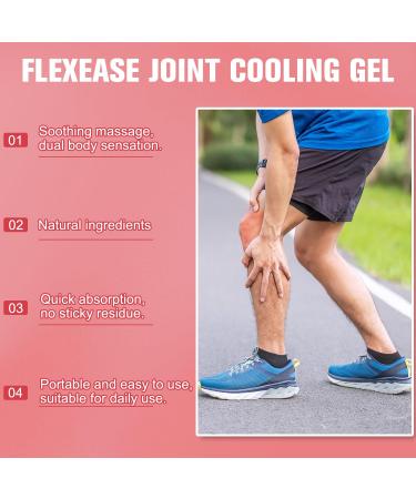 YIVANNUO Joint Gel Soothing Massage Cream Rapid Muscle Cream Suitable for Knee Lumbar Neck Hand and Foot Non-Greasy Fast Absorbing - Buy Online on GoSupps.com