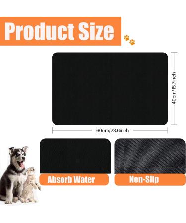 High-Quality Slide-Resistant Dog Bowl Pad (60x40cm) | Super Absorbent Quick-Drying Feed Mat for Dogs & Cats - YQBFTC - Buy Online on GoSupps.com