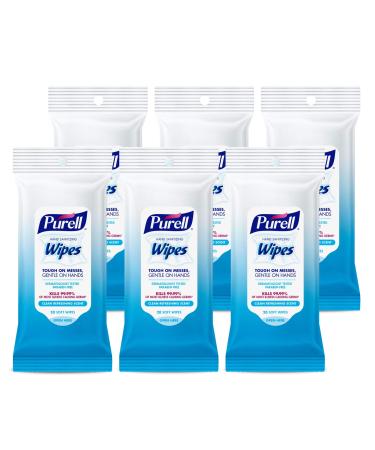 Purell Hand Sanitizing Wipes, Clean Refreshing Scent, 20 Count Travel Pack (Pack of 6) - 9124-09-EC - Buy Online on GoSupps.com