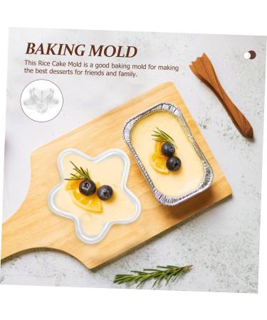 Zerodeko 4pcs Rolls Baking Tool Mold Cake Mold Muffin Mould Cheese Tray Metal Jelly Mold Mousse Non Stick 14X14X4CMx4pcs Silverx4pcs - Buy Online on GoSupps.com