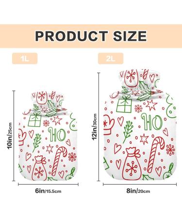 Christmas Snowflake Hot Water Bottle | 2L Pain Relief & Comfort for Pregnant Women - Buy Online on GoSupps.com