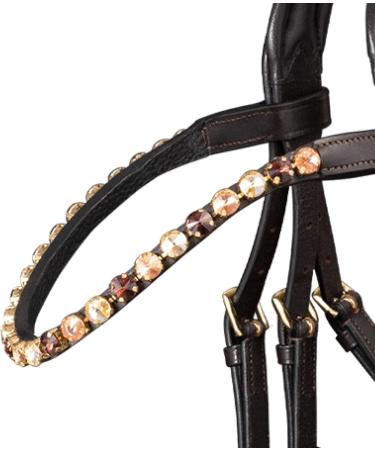 WALDHAUSEN X-Line Goldheart Bridle - Swedish Combination Brown VB | International Shipping Available - Buy Online on GoSupps.com