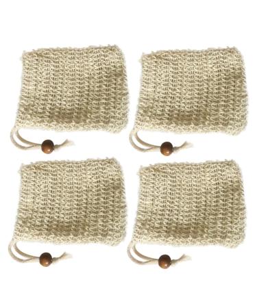 Beavorty 4pcs Face Washing Bag Soap Storage Bag Facial Net Foaming Net Soap Holder Bubble Maker Bag