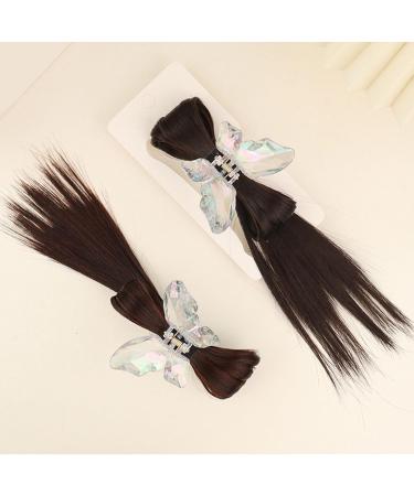 Natural Looking Shuttlecock Head Clip Easy To Use Butterfly Hair Claws Hairpin Accessory For Fashionable Women Black - Buy Online on GoSupps.com