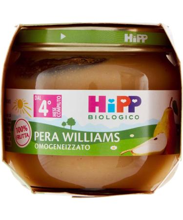 Hipp Homogenized Williams Pear 100% Organic 2 x 80g - Buy Online on GoSupps.com