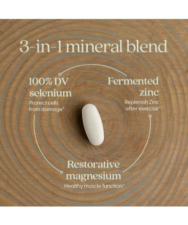 New Chapter Magnesium-Selenium-Zinc Supplement 325 mg Magnesium in One-Daily Tablet for Active Bodies Bounce Back After Exercise with Muscle Support Minerals + Hydrating Electrolytes 30 Count 30 Count (Pack of 1) - Buy Online on GoSupps.com