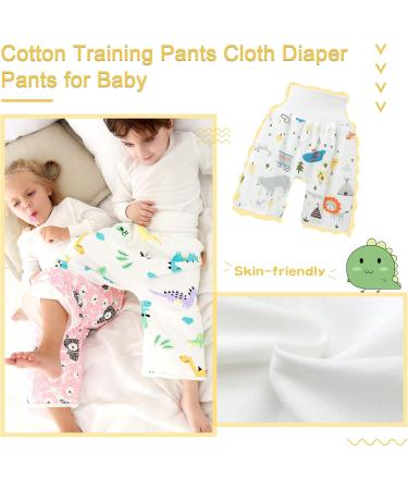Baby Diaper Skirt | Boys Girls 2-in-1 Training Pants | Waterproof Reusable Nappy Shorts | Polar Bear Design | High Waist for Belly Protection | Cotton TPU Material - Buy Online on GoSupps.com