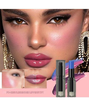 PH Lipstick Color Changing Lip Balm Color Changing Set of 2 Waterproof Temperature Reactive Lipstick Temperature Reactive Beauty Essentials for Daily Commute - Buy Online on GoSupps.com