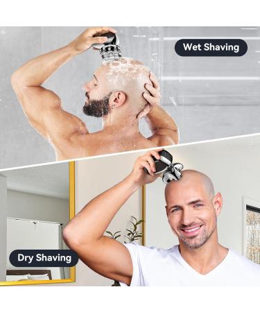 MAXGROOM 5-in-1 Waterproof Head Shaver for Bald Men - LED Display USB Rechargeable Travel Pouch | Ultimate Grooming Tool - Buy Online on GoSupps.com