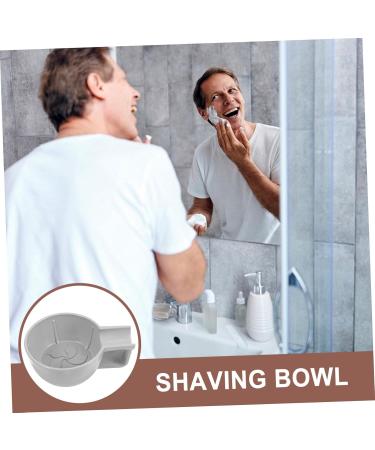Beaupretty Shaving Foam Shell Snog Soap - Large Bowl for Men's Razors & Brushes | Premium Plastic Shaving Cup - Buy Online on GoSupps.com