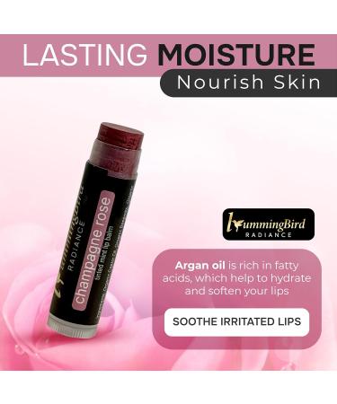 Hummingbird Radiance Natural and Organic Tinted Lip Balm Champagne Rose - Buy Online on GoSupps.com