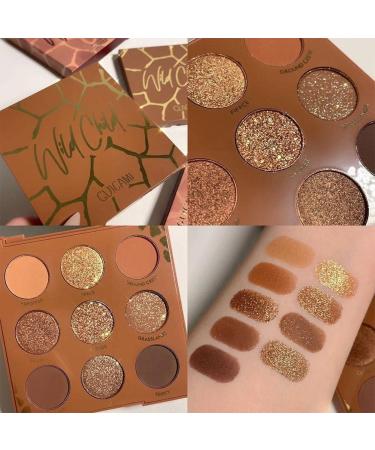 9-Color Rich Hot Chocolate Wild Beauty Palette for Kids Matte Eyeshadow Palette Shimmer Makeup Palette Glitter Shadow Palette Nude Eye Brown Pig Professional Eyeshadow Palettes - Buy Online on GoSupps.com