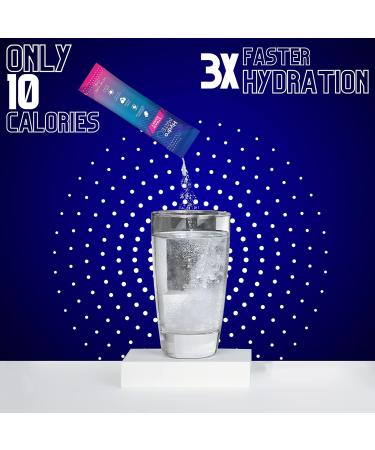 HydroMATE Electrolytes Powder Drink Mix - Low Sugar Hydration Accelerator & Recovery with Vitamin C + Caffeine - 16 Count Variety Pack - Buy Online on GoSupps.com