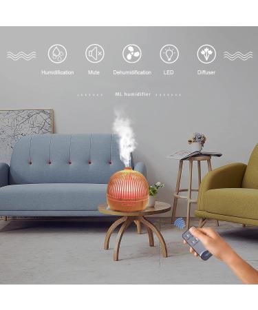 Vipnaji 550ml Aroma Diffuser - Premium Ultrasonic Humidifier for Essential Oils | 7-Color LED Light BPA-Free Ultra Quiet (30dB) - Perfect for Bedroom Office Spa - Buy Online on GoSupps.com