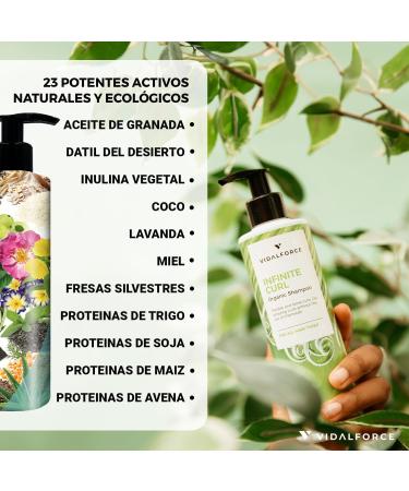 INFINITE CURL Curly Hair Shampoo with Curl Activator Curly Method I Perfect Curls with Your Curls I Curl Shampoo Natural and ORGANIC I 100% Toxic-Free I Anti-Frizz Curls - Buy Online on GoSupps.com