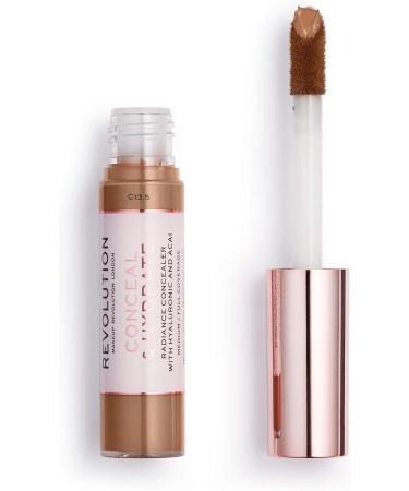 Makeup Revolution Conceal & Hydrate Concealer C14.7 - Full Coverage & Hydrating Formula - Buy Online on GoSupps.com