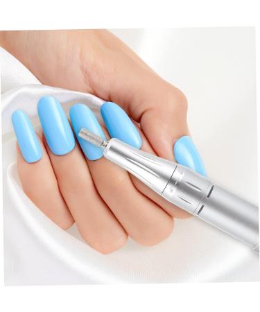 Beatifufu Nail Polisher Electric Pedicure Nail File Pet Nail Trimmer Nail Art Manicure Nail Nail File Pen Dog Nail Portable Nail Nail Kits Toenail Abs Miss Drill USB 14X7X2.5CM Silver - Buy Online on GoSupps.com
