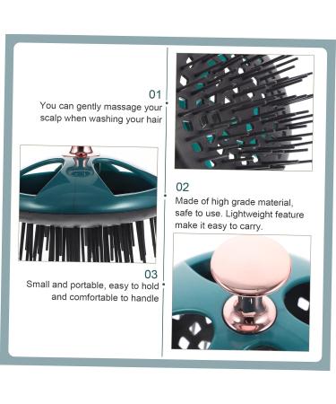 Buy Gogogmee Shampoo Kamm - Portable Scalp Peeling Brush for Travel | Compact Green Massager - Perfect for Hotels | International Shipping - Buy Online on GoSupps.com