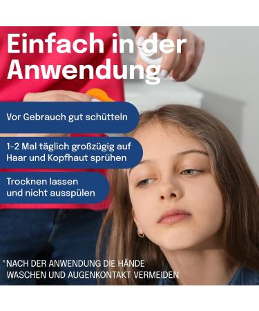 Health Lice Spray 100ml - Effective Lice & Nits Defense for Kids & Adults - Alternative to Lice Shampoo - Made in Germany - Buy Online on GoSupps.com