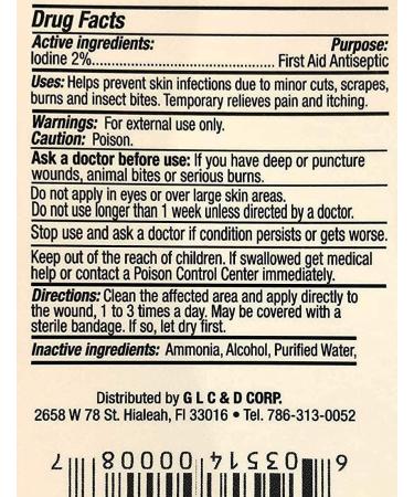 Arymar YODO Blanco Clear Iodine 1 Fl oz (Pack of 2) - Powerful Antiseptic Solution - Buy Online on GoSupps.com