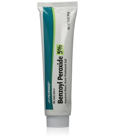 Perrigo Benzoyl Peroxide 5 Percent Large 90 gram Tube of Acne Treatment Gel Cherry 3.17 Ounce (Pack of 1)