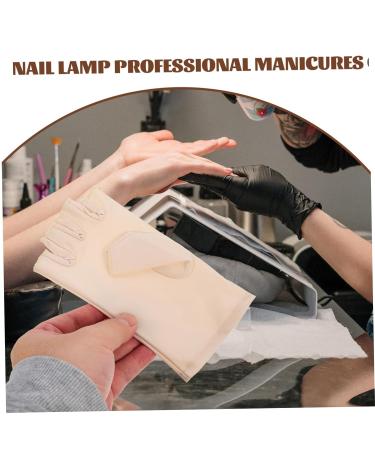 FRCOLOR 4 Pairs Nail Gloves Gel Nail Lamp Gloves Fingerless Gloves Flexible Gloves Convenient Gloves Gloves Supple Gloves Riding Anti Gloves Shield Light Miss Spandex - Buy Online on GoSupps.com