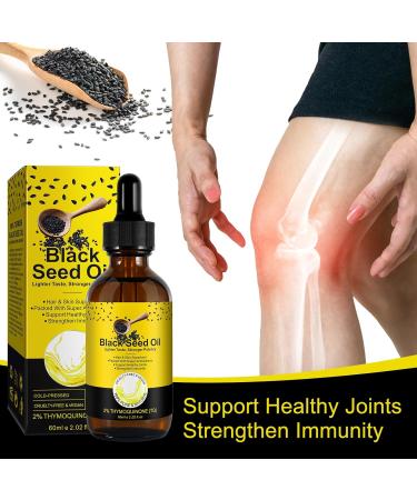 Uocasi Black seed oil 100 pure natural and premium cold pressed Best for Hair Growth Skin Care Joint Protection Strong from Virgin Organic Black Seed Nigella Sativa Seed Oil 60ml - Buy Online on GoSupps.com