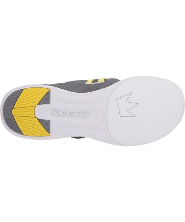 Brunswick Men's Bowling Shoes - Grey/Yellow - Size 10 US - Buy Online on GoSupps.com
