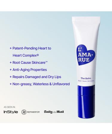 L'AMARUE Lip Repair Balm - 0.33 fl oz: Intensive Repair for Dry Cracked Aging Lips | Hydrating Moisturizing & Soothing | Chapped Lips & Helps in Eczema | Vegan Fragrance-Free Soothing Lip Balm - Buy Online on GoSupps.com