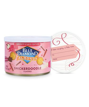 Blue Diamond Almonds Snickerdoodle Holiday Snack Nuts - 6 oz Resealable Can - Buy Online on GoSupps.com